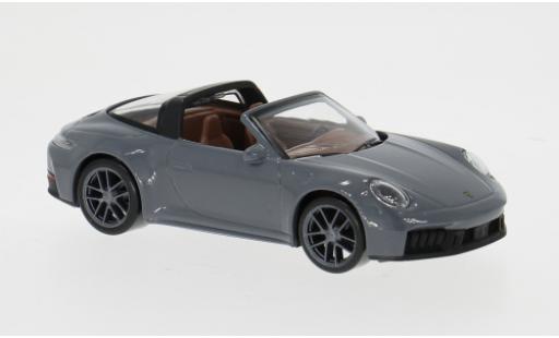 Porsche 992 Targa 1/43 Norev 911  GTS grise 2024 1:43 miniature
