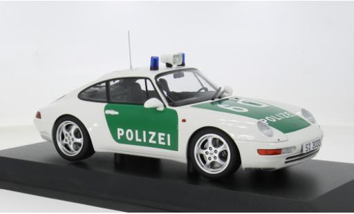 Porsche 993 1/18 Minichamps 911  1 Polizei 1:18 miniature