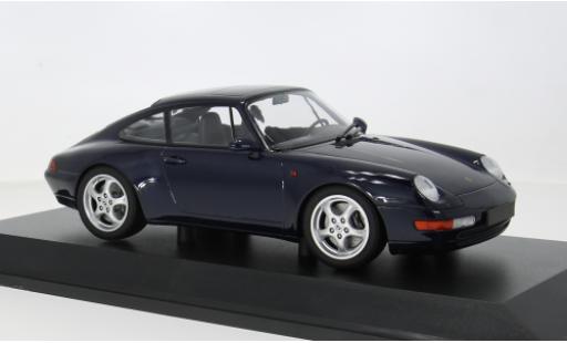 Porsche 993 1/18 Minichamps 911  bleue 1 1:18 miniature