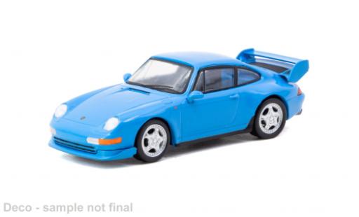 Porsche 993 RS 1/64 Tarmac Works 911  Carrera bleue 1996 1:64 miniature