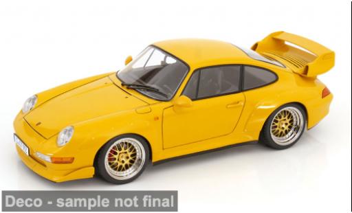 Porsche 993 GT2 1/12 KK Scale 911  jaune 1996 1:12 miniature