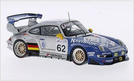 Porsche 911 GT2 1/43 Spark No.62 Roock Racing Navision 24h Le Mans 1999 /A.Ahrle miniature