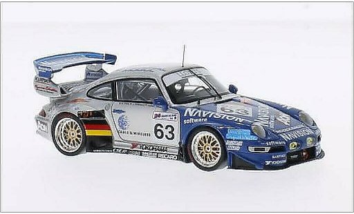 Porsche 911 GT2 1/43 Spark No.63 Roock Racing Navision 24h Le Mans 1999 /J.Robinson miniature