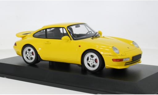 Porsche 993 1/18 Minichamps 911  RS jaune 1994 1:18 miniature