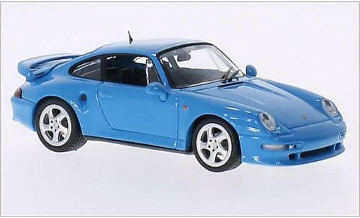 Porsche 911 Turbo S 1/43 Minichamps 3.6 bleu 1998 miniature