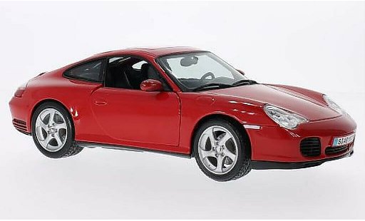 Porsche 911 4S 1/18 Maisto Carrera rouge miniature