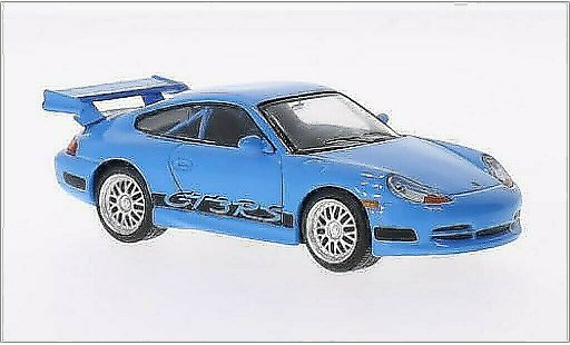 Porsche 911 GT3 1/43 Greenlight Carrera bleu/Dekor 2001 miniature