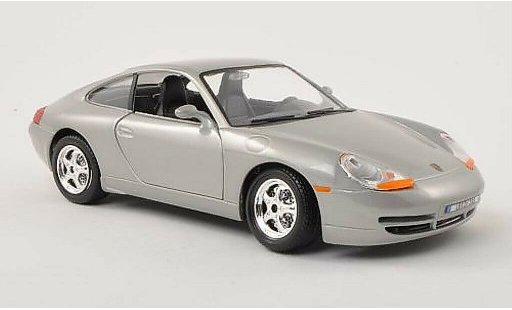 Porsche 911 Carrera 1/24 Burago grise miniature