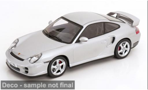 Miniature Porsche 996 GT2 911  argent&Atilde;&copy;e 2001 1/18 KK Scale