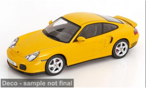 Porsche 996 Turbo 1/18 KK Scale 911  jaune 2000 1:18 miniature