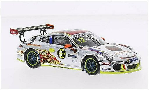 Porsche 911 GT3 CUP 1/43 Spark No.12 Clearwater Racing Carrera Asia 2015 miniature
