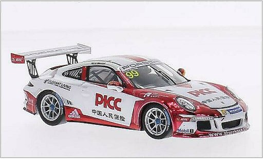 Porsche 911 GT3 CUP 1/43 Spark No.99 Team Starchase PICC Carrera Asia 2015 miniature