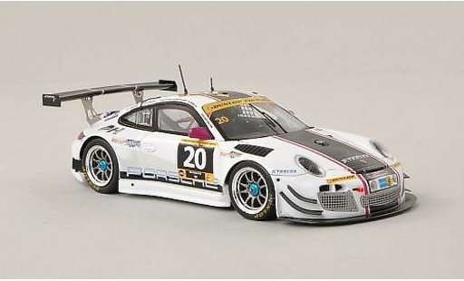Porsche 911 GT3 1/43 Spark R No.20 Stadler Motorsport 24h Dubai 2014 /C.Engelhart miniature