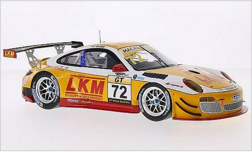 Porsche 911 GT3 1/18 Spark R No.72 LKM GT Asia Macau GT Cup 2014 miniature