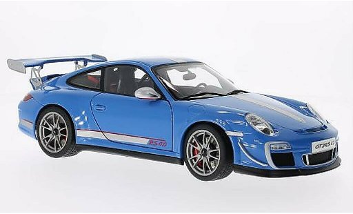 Porsche 911 GT3 1/18 Autoart 4.0 bleu/grise 2011 miniature
