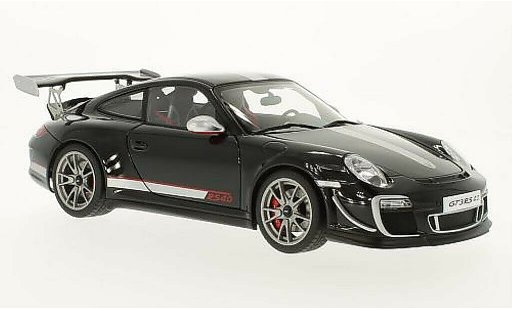 Porsche 911 GT3 1/18 Autoart 4.0 noire 2011 miniature