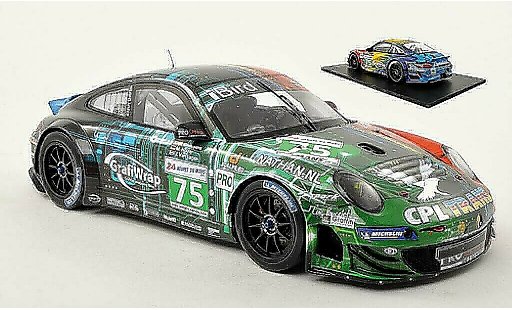 Porsche 911 GT3 1/18 Spark R No.75 ProSpeed 24h Le Mans 2011 /J.van miniature