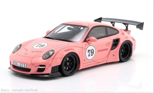 Porsche 997 Turbo S 1/18 Werk83 911  LBWK Sidney Hoffmann pink Die Sau #79 1:18 miniature
