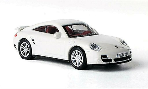 Porsche 911 Turbo 1/87 Schuco blanche miniature