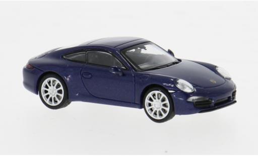Porsche 991 1/87 Minichamps 911 bleue 2011 1:87 miniature