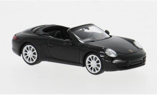 Porsche 991 1/87 Minichamps 911 Cabriolet noire 2012 1:87 miniature