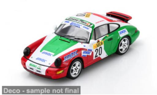 Porsche 964 1/43 Spark 911 Carrera 2 RS Dekor 24h Spa Francorchamps 1992 #20 A.Bovensiepen/F. Kreutzpointner 1:43 miniature