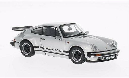 Porsche 911 Carrera 1/43 Kyosho 3.2 grise avec noireer Dekoration 1975 miniature