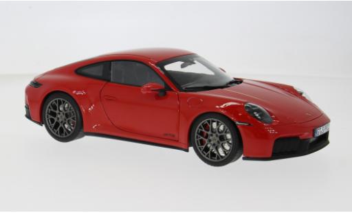 Porsche 911 1/18 Norev Carrera 4 GTS rouge 2025 1:18 miniature