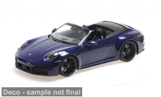 Miniature Porsche 911 Carrera bleue 2025 1/18 Minichamps