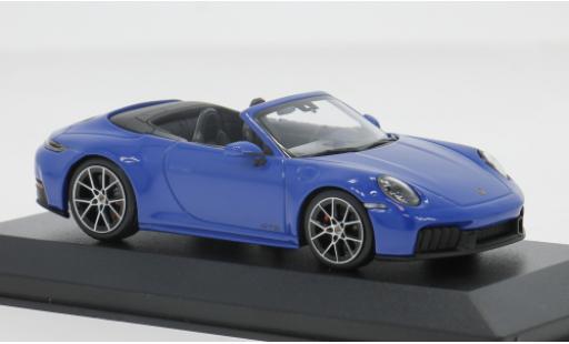 Porsche 911 1/43 Minichamps Carrera GTS Cabriolet bleue 2024 1:43