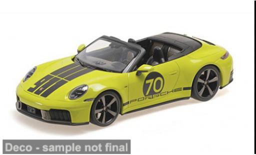 Miniature Porsche 911 Carrera GTS Cabriolet verte 2025 1/18 Minichamps