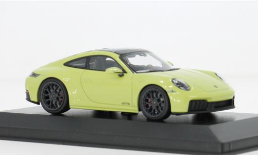 Porsche 911 1/43 Minichamps Carrera GTS jaune 2024 1:43