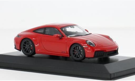 Porsche 911 1/43 Minichamps Carrera GTS rouge 2024 1:43 miniature