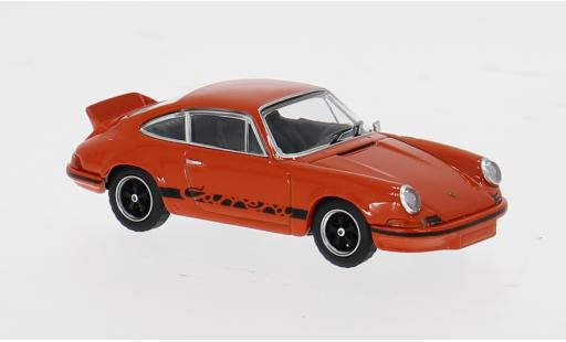 Porsche 911 1/64 Mini GT Carrera RS 2.7 orange/noire 1973 1:64 miniature