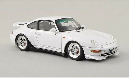 Porsche 911 Carrera 1/43 Spark Coupe blanche 1995 miniature