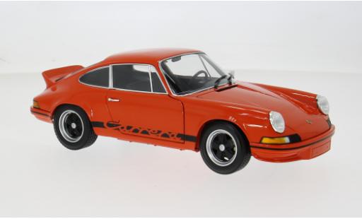 Miniature Porsche 911 Carrera RS orange/noire 1972 1/18 Minichamps