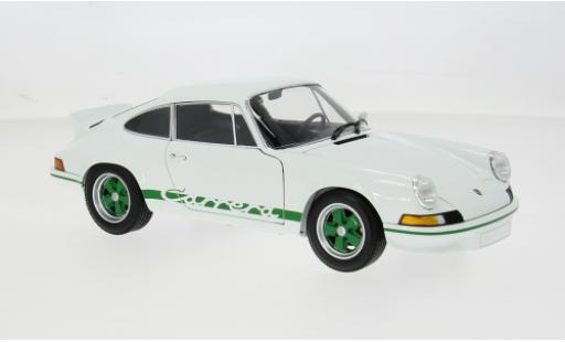 Porsche 911 1/18 Minichamps Carrera RS blanche/verte 1972 1:18 miniature