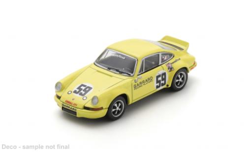 Porsche 911 1/64 Spark Carrera RSR 12h Sebring 1973 #59 P.Gregg/H.Haywood 1:64