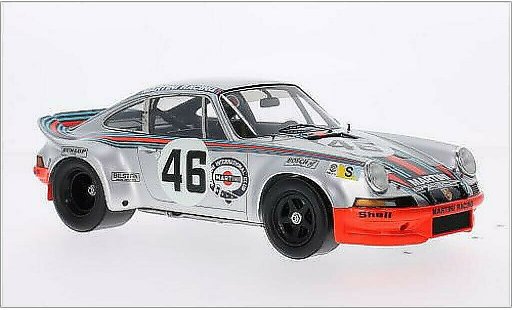 Porsche 911 Carrera 1/18 Spark R No.46 Martini Racing Martini 24h Le Mans 1973 miniature