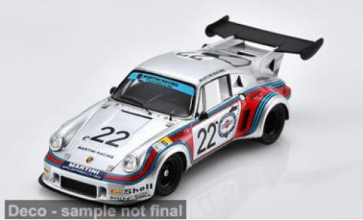 Porsche 930 RSR 1/43 Spark 911 Carrera argent&Atilde;&copy;e 24h Le Mans 1974 #22 G.van Lennep/H.M&Atilde;&frac14;ller 1:43 miniature