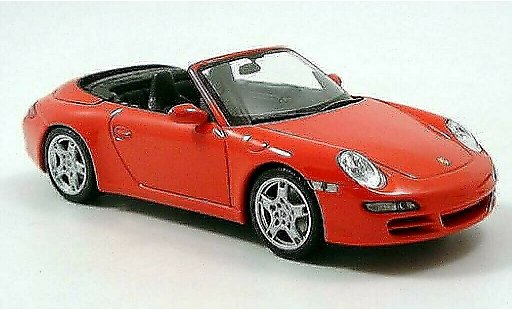 Porsche 911 S 1/43 Minichamps Carrera Cabriolet rouge 2004 miniature