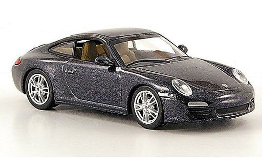 Porsche 911 S 1/64 Minichamps Carrera grise 2008 miniature