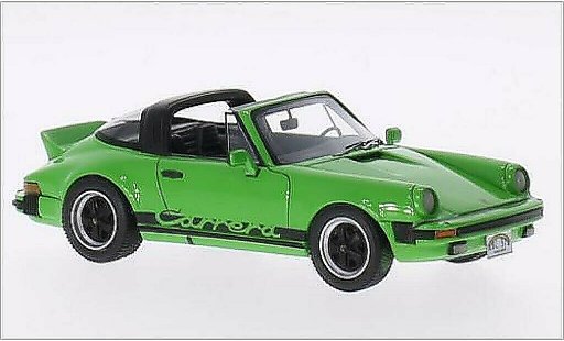 Porsche 911 Targa 1/43 Neo Carrera verte/Dekor 1985 miniature