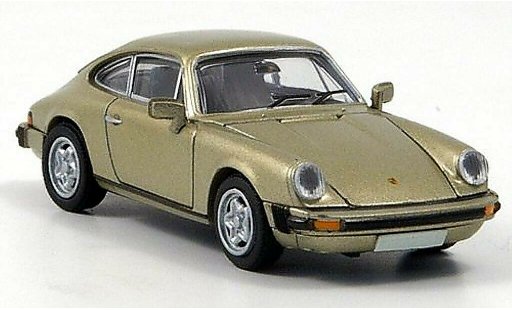 Porsche 911 Base 1/87 Brekina Coupe beige-met. miniature