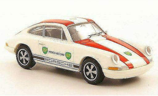 Porsche 911 Base 1/87 Brekina Coupe BP World Record miniature