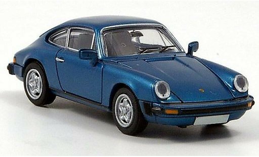 Porsche 911 Base 1/87 Brekina Coupe bleu miniature