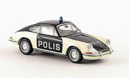 Porsche 911 Base 1/87 Brekina Coupe Polis Police miniature