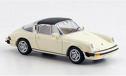Porsche 911 Targa 1/87 Brekina G-Modell blanche abnehmbares toit miniature