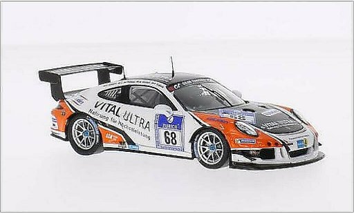 Porsche 911 Base 1/43 Spark GT Cup No.68 Frikadelli Racing Team Vital Ultra 24h Nurburgring 2015 /C.de miniature