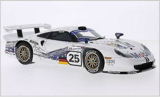Porsche 911 GT1 1/18 Autoart No.25 24h Le Mans 1997 miniature